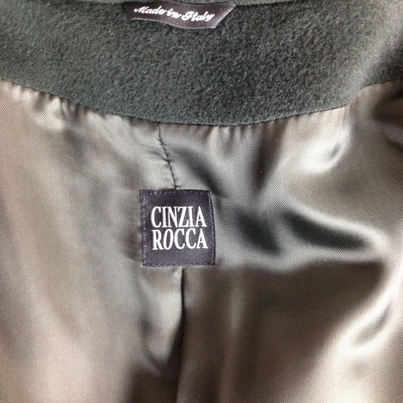NWOT CINZIA ROCCA Designer Coat Made in  Italy - Picture 8 of 8